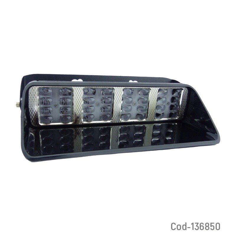 Baliza de 32 led estrobo de 12volt, con luz rojo-azul. mayorista — imagen 4