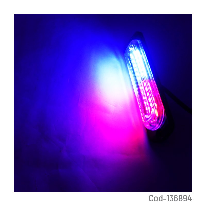 Baliza estrobo de 12 led, de 12/24 volt, multi-efectos mayorista — imagen 2