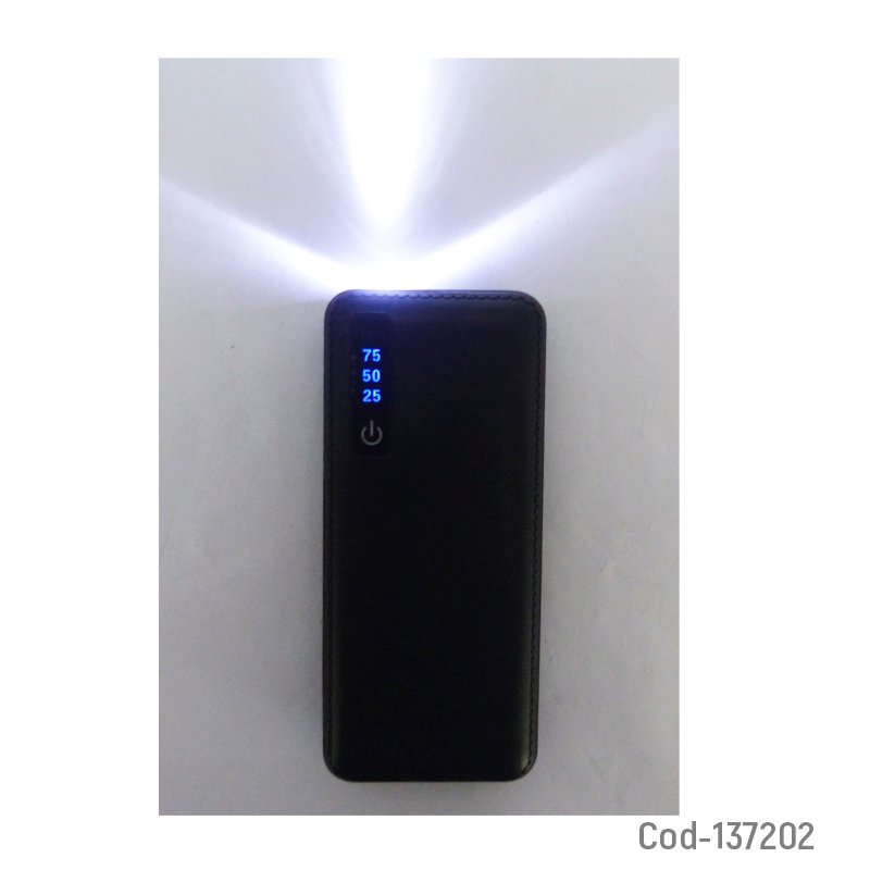 Bateria de emergencia con 3 usb de 20.000 mah tipo cuero, con 3 cables. mayorista — imagen 4
