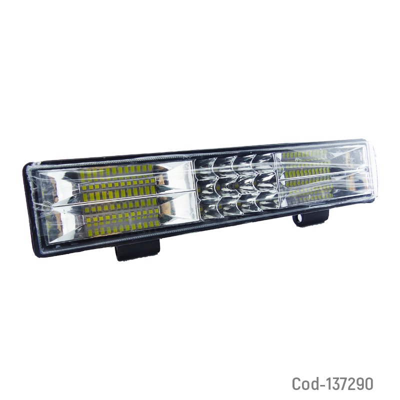Neblinero barra de 60 led con 7 placas de luz blanca, 12/24 volt. mayorista — imagen 3