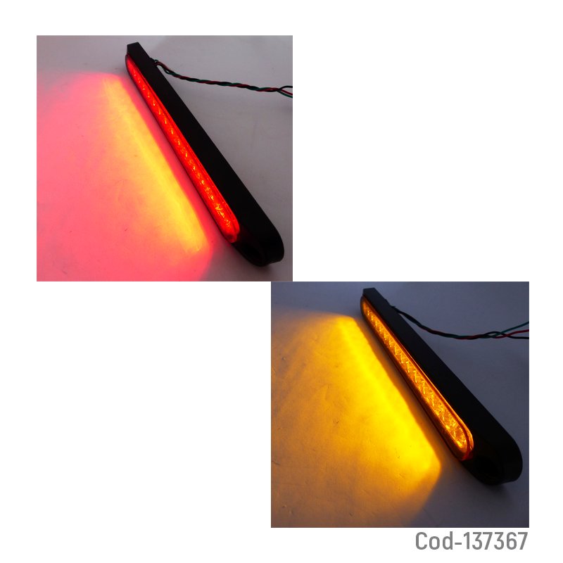 Luz lateral de 15 led para camion set x 2 a 12 o 24 volt de 25 centimetros mayorista — imagen 3