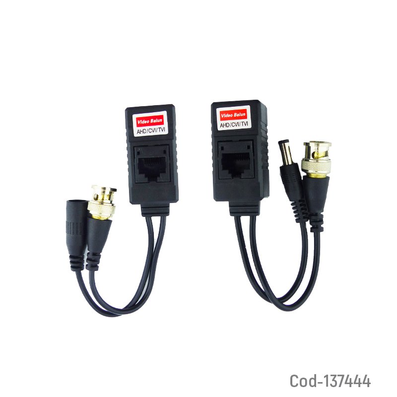 Balun BNC-DC Para Video Con Terminal Doble. 18.2 cm x 2 cm x 2.1 cm por mayor en Chile