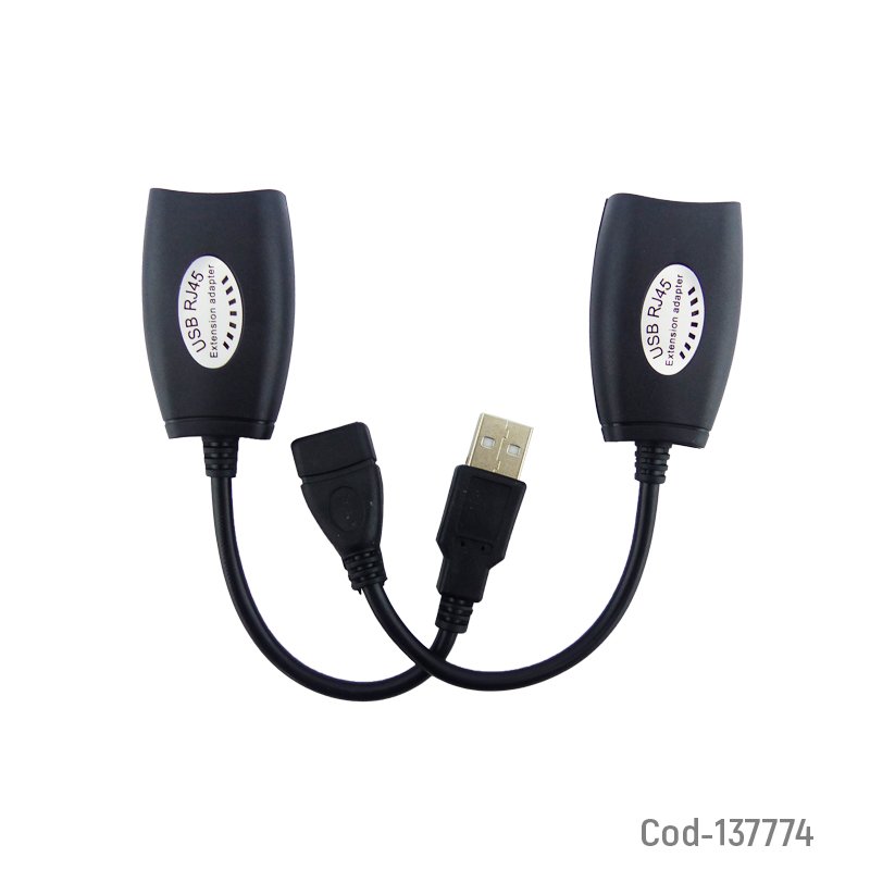 Extension de conector usb a lan rj-45, 50m. set x 2. - pack de 10 unidades mayorista — imagen 2