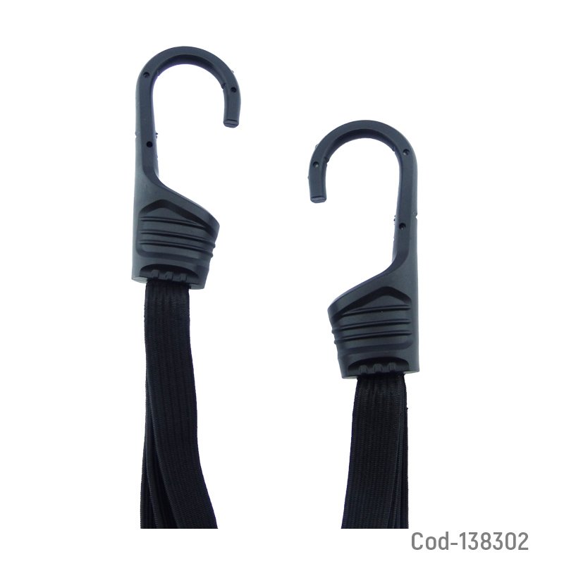 Amarra elastica para casco con gancho de 60cm-120cm. - pack de 10 unidades mayorista — imagen 2