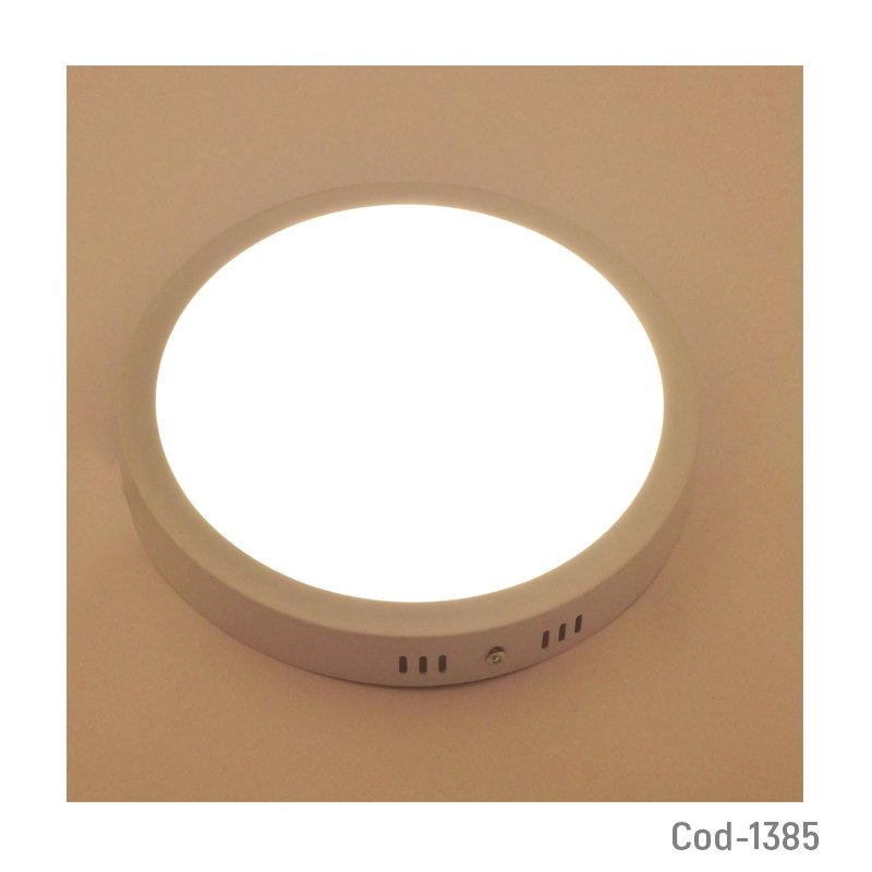 Foco led panel 18 watt, sobrepuesto, luz calida, en caja. - pack de 10 unidades mayorista — imagen 3