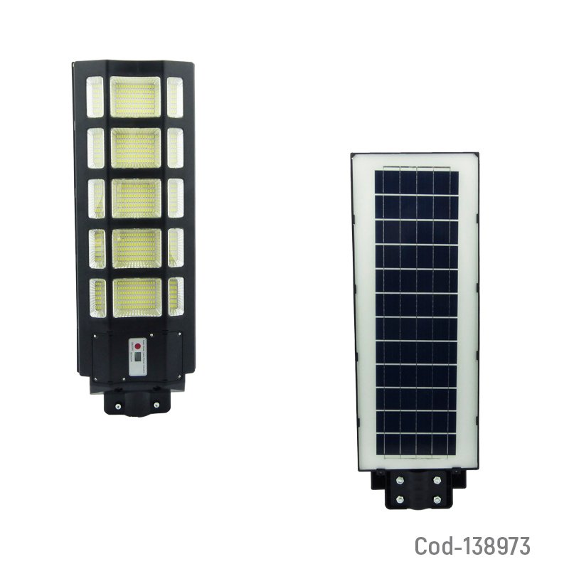 Foco para poste solar de 500 watt con 15 placas y 660 led con control mayorista — imagen 2