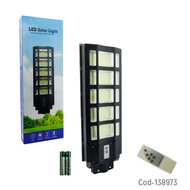 Foco para poste solar de 500 watt con 15 placas y 660 led con control mayorista — imagen 4