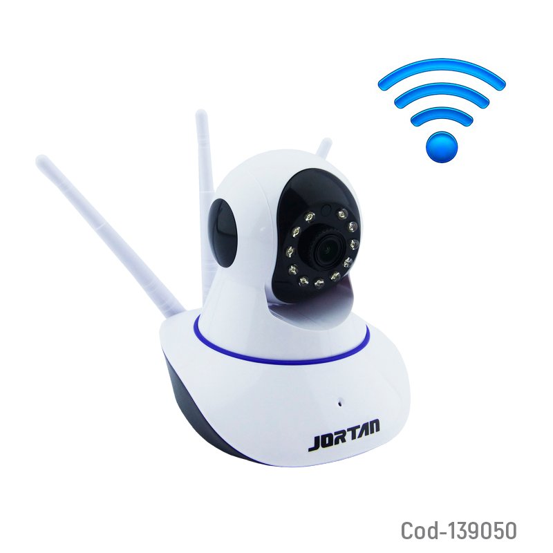 Camara de vigilancia ip wifi marca jortan de 11 led y 3 antenas mayorista — imagen 3