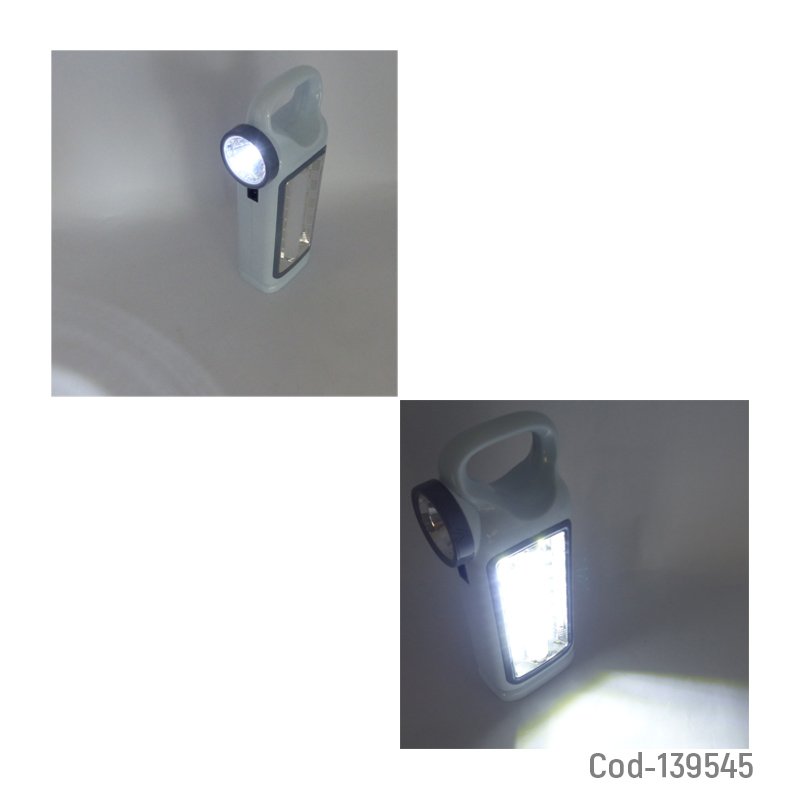 Lampara de emergencia solar modelo md-1266a con 1+16+tubo led recargable. mayorista — imagen 3