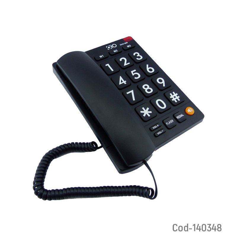 Telefono De Red Fija Marca OHO Modelo 808. 15.5 cm x 22 cm x 8.4 cm por mayor en Chile