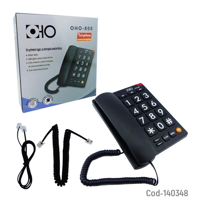 Telefono de red fija marca oho modelo 808. mayorista — imagen 4