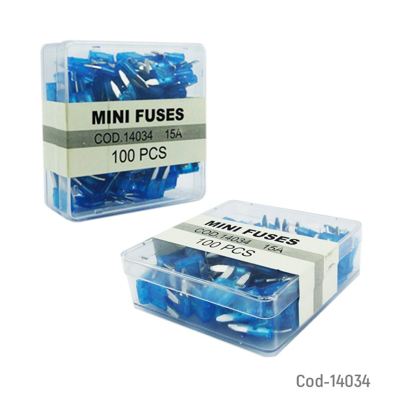 Fusible tipo mini en caja x 100 pcs para auto. - pack de 10 unidades mayorista — imagen 2