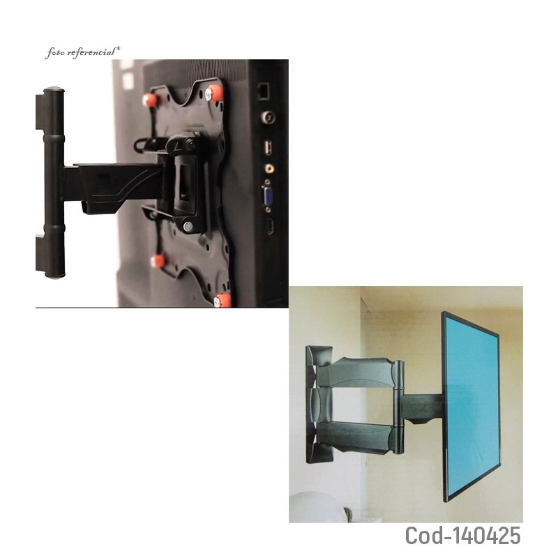 Soporte para tv de 32” a 65” con brazo y cubre cables. mayorista — imagen 3