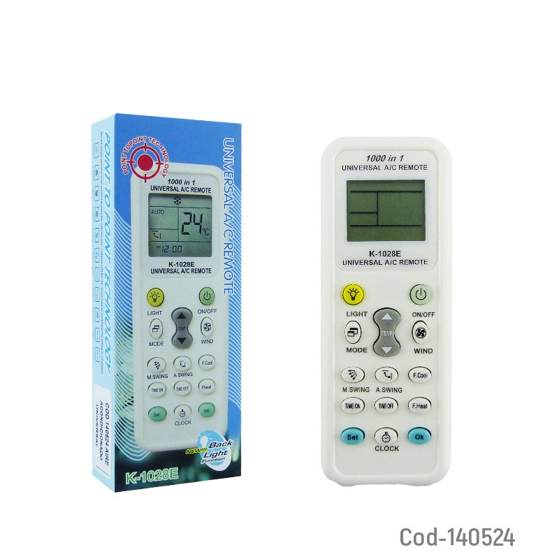 Control remoto universal para aire acondicionado modelo k-1028e mayorista — imagen 3