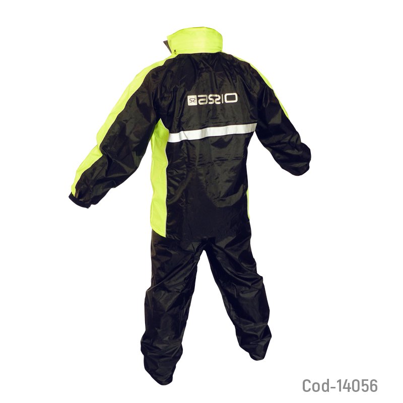Traje de lluvia para moto axio 2 piezas 4 colores con reflectante alta calidad mayorista — imagen 2