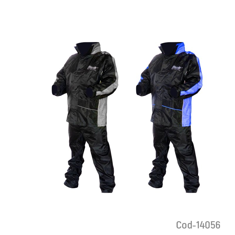 Traje de lluvia para moto axio 2 piezas 4 colores con reflectante alta calidad mayorista — imagen 3