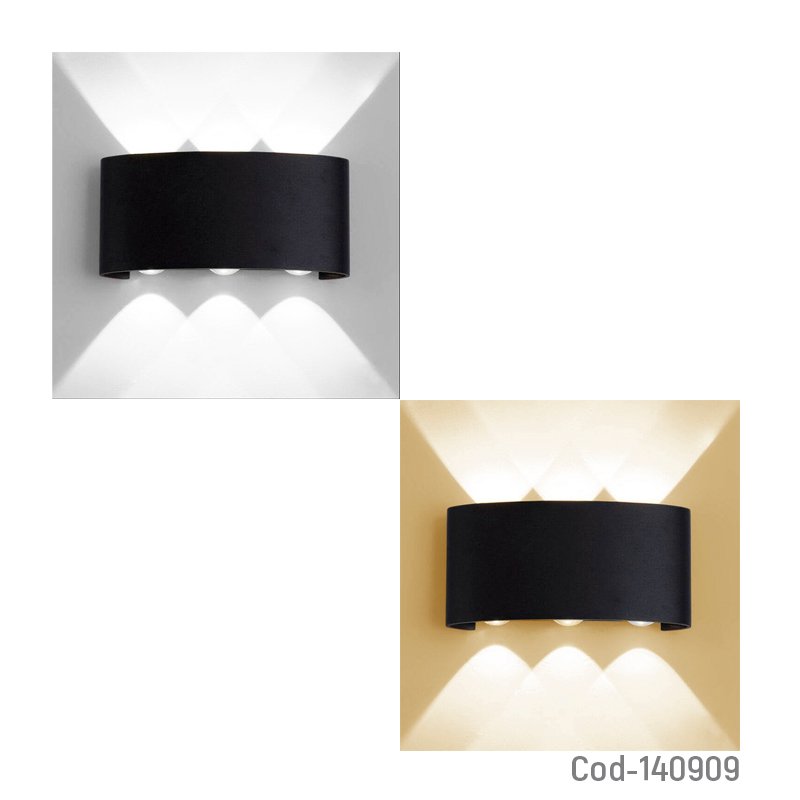 Aplique de 6 led decorativo en aluminio de luz fria mayorista — imagen 3
