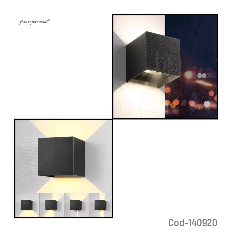 Aplique de 2 led decorativo en aluminio de luz regulable. mayorista — imagen 4