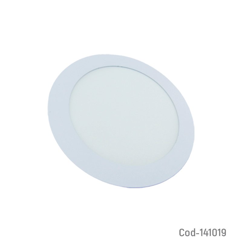 Foco LED Panel De 18 Watt Embutido, 3 En 1 Redondo. 21.6 cm x 1 cm por mayor en Chile