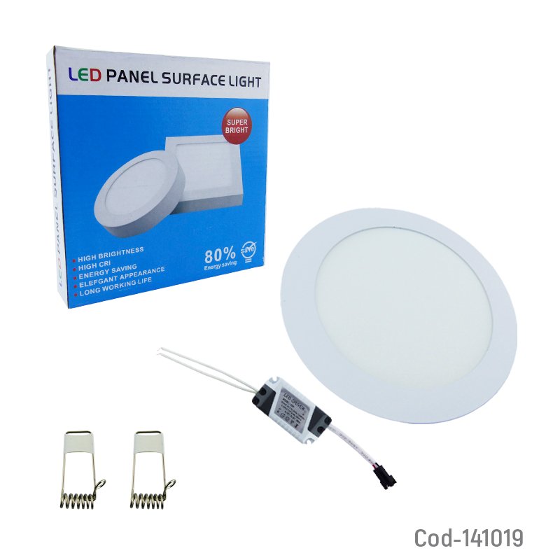 Foco led panel de 18 watt embutido, 3 en 1 redondo. mayorista — imagen 4