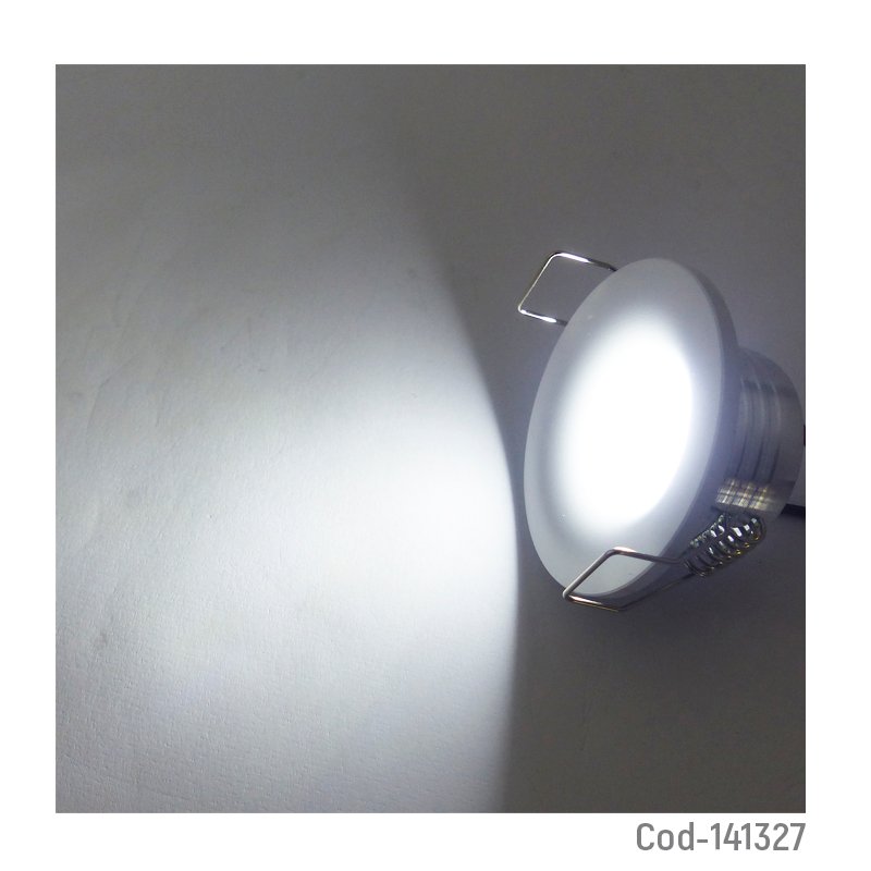 Foco led cob de 3 watt en luz blanca. - pack de 10 unidades mayorista — imagen 2