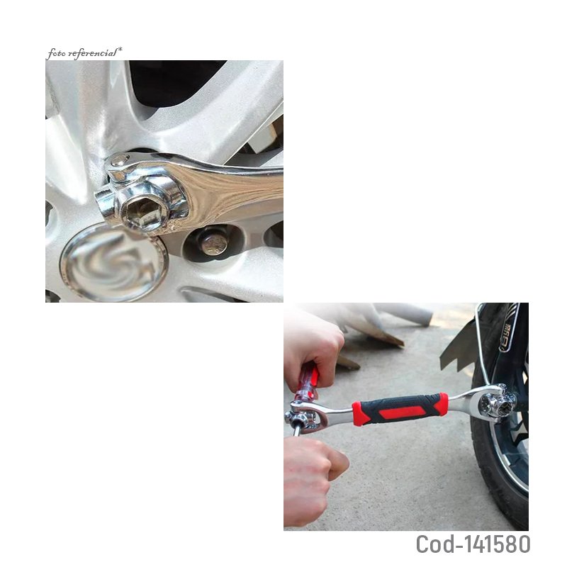 Llave dado universal 48 en 1 multifuncional tipo hexagonal de giro 360° mayorista — imagen 2