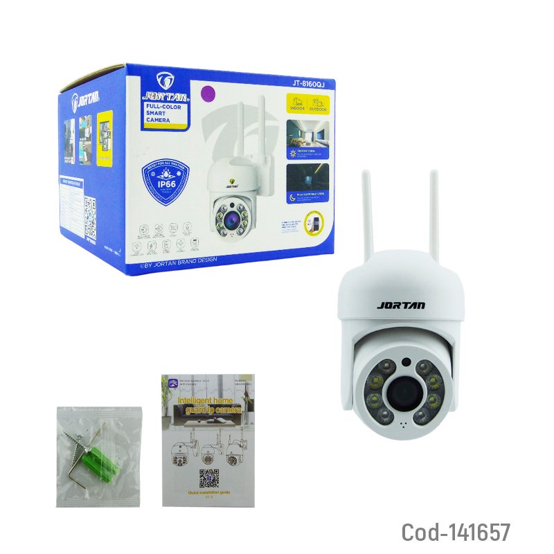 Camara de vigilancia ip wifi de 8 led marca jortan modelo 8160 mayorista — imagen 4