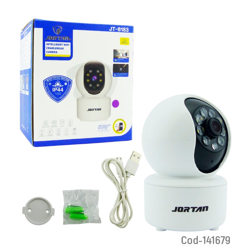 Camara de vigilancia ip wifi marca jortan modelo 8183. para interiores mayorista — imagen 4