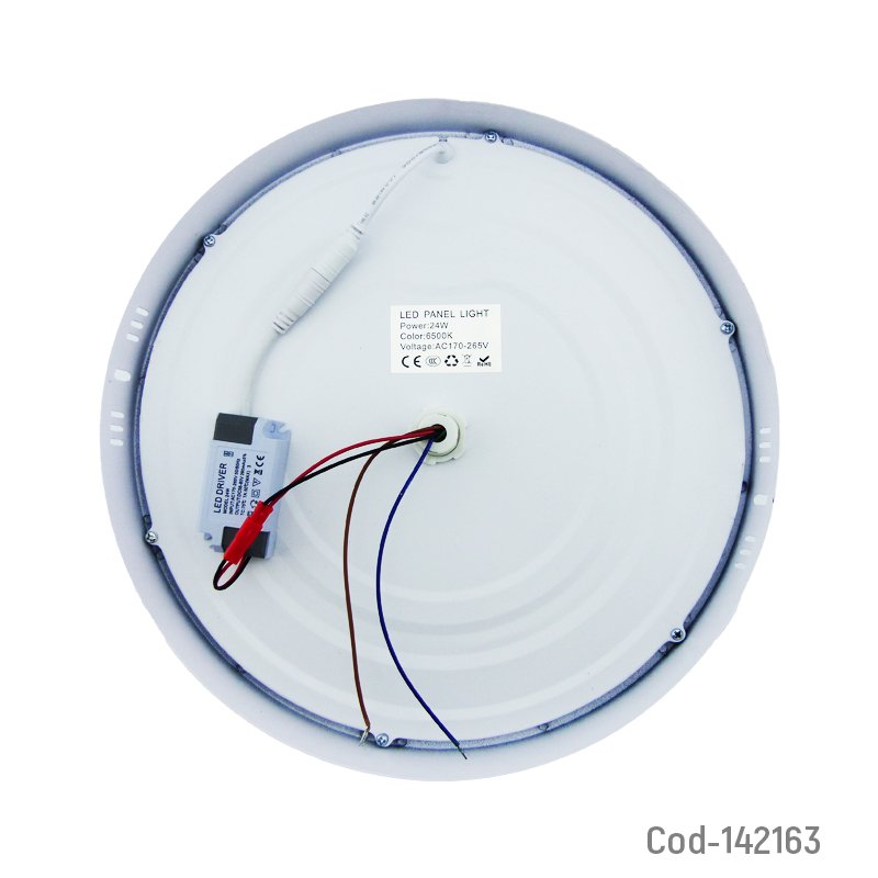 Foco led panel de 24 watt, redondo, con sensor. mayorista — imagen 2