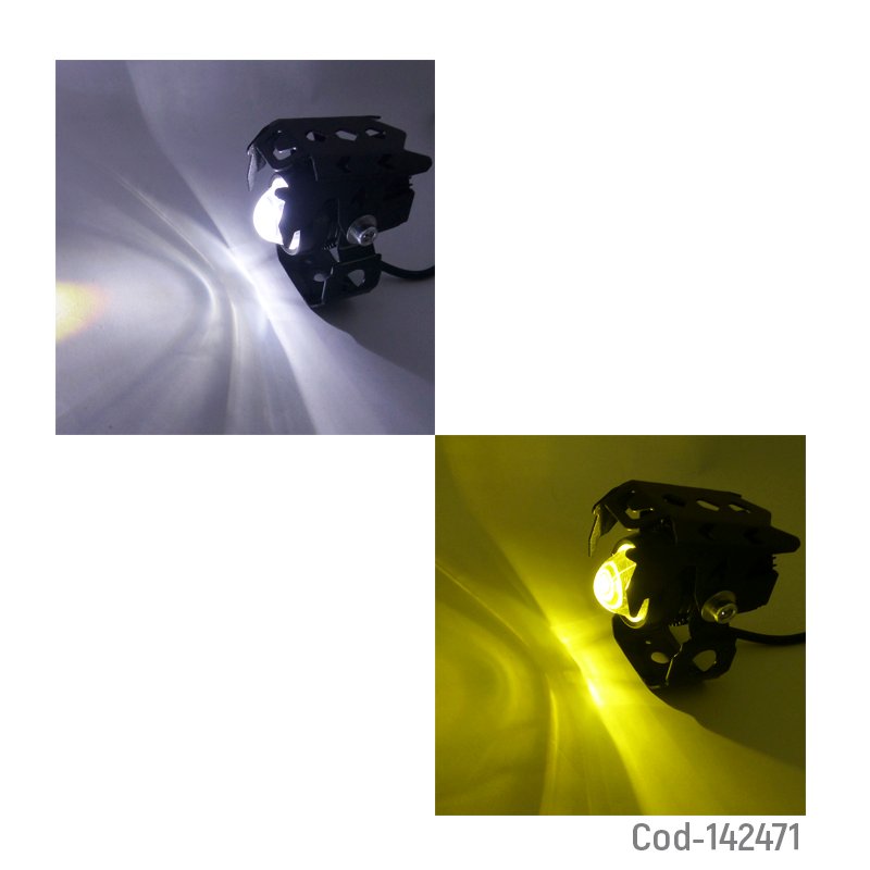 Neblinero led para moto de metal duo-color, 12 a 60 volt mayorista — imagen 3