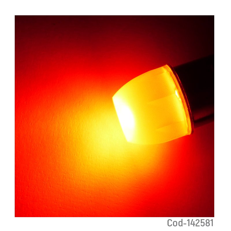Ampolleta led 1157 fija, roja de 2 contactos. - pack de 20 unidades mayorista — imagen 2
