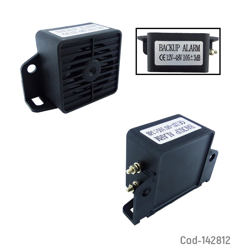 Alarma de retroceso cuadrada, de 12/24 volt para auto o camion. mayorista — imagen 2
