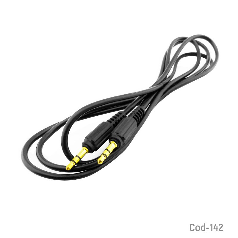 Cable 1x1 plug 3,5mm 1,5 metros. - pack de 50 unidades mayorista — imagen 2