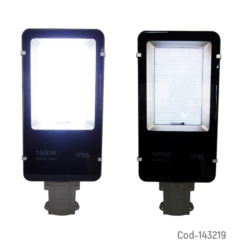 Foco con brazo solar de 1500 w, 1216 led, una placa de metal y control. mayorista — imagen 3