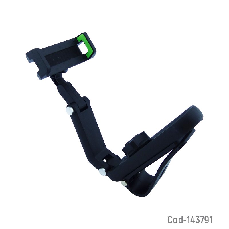Porta Smartphone Articulado Con Soporte Al Para Sol 36.5 cm x 4 cm x 5.8 cm por mayor en Chile