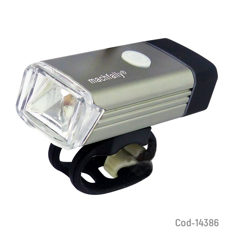 Luz led delantera 180lm recargable, para bicicleta. 1 led, en caja. mayorista — imagen 5