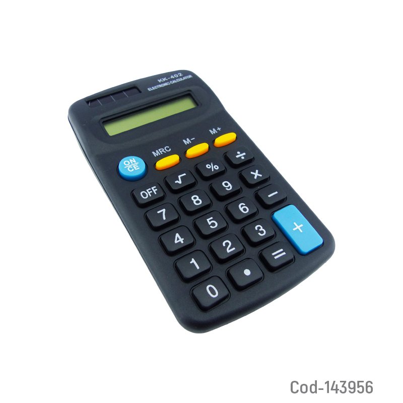Calculadora Modelo KK-402 De 8 Digitos Mini. 11.2 cm x 5.3 cm x 2 cm por mayor en Chile