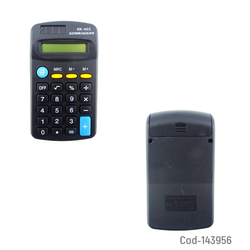 Calculadora modelo kk-402 de 8 digitos mini. - pack de 20 unidades mayorista — imagen 2