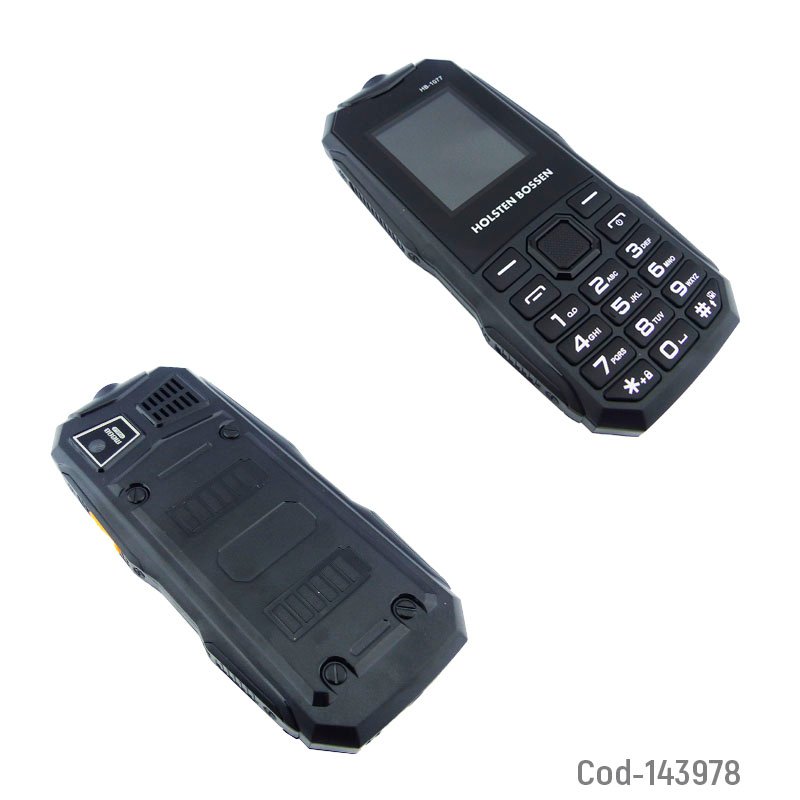 Telefono celular dual sim modelo hb-1077 tipo survivor, marca holsten bossen. mayorista — imagen 2