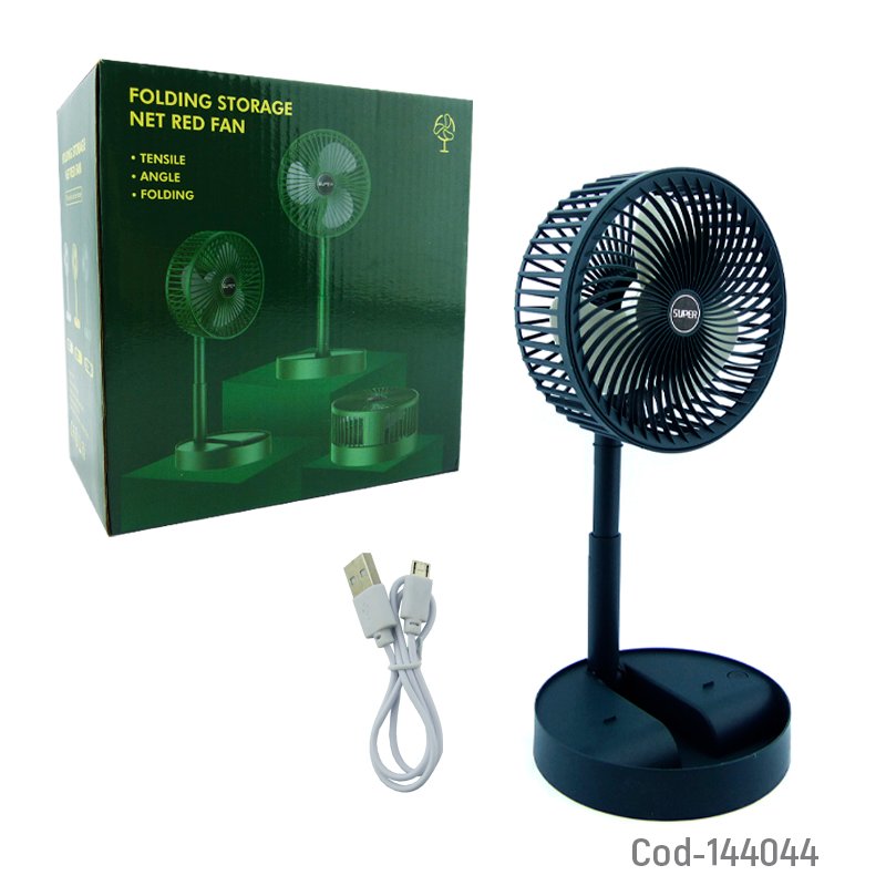 Ventilador de sobremesa retractil con porta smartphone, recargable de 6.5” mayorista — imagen 3