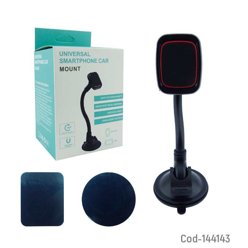 Porta smartphone con brazo flexible, diseño de carbon. - pack de 10 unidades mayorista — imagen 3