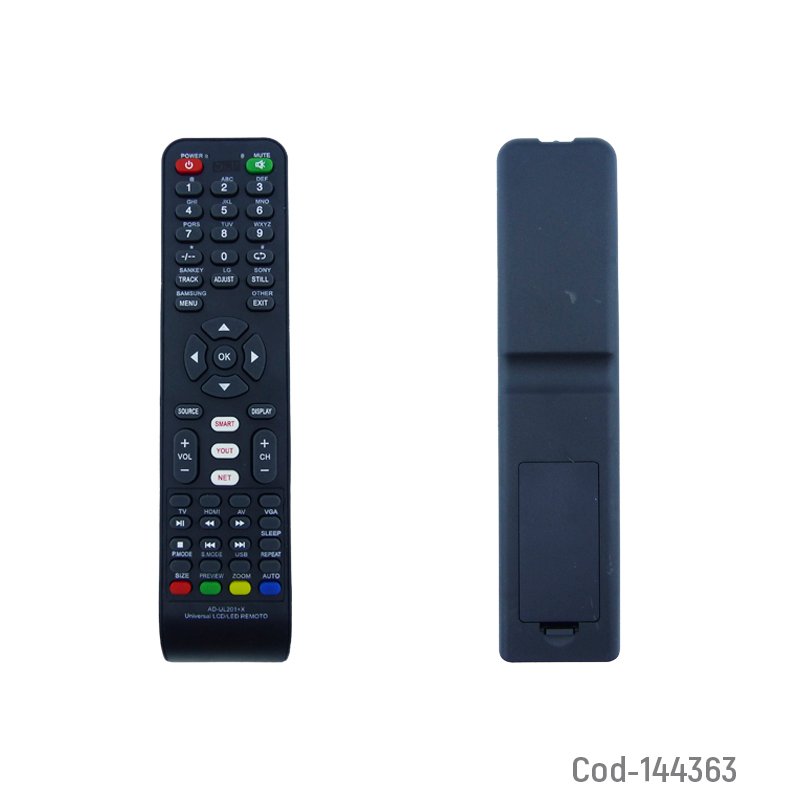 Control remoto universal para samsung, lg, sony. marca rst con acceso app smart-tv - pack de 10 unidades mayorista — imagen 2