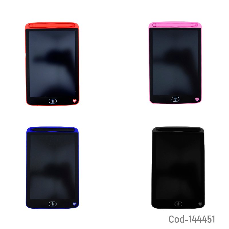 Pizarra lcd magica de 8.5” y escritura multicolor. - pack de 10 unidades mayorista — imagen 4