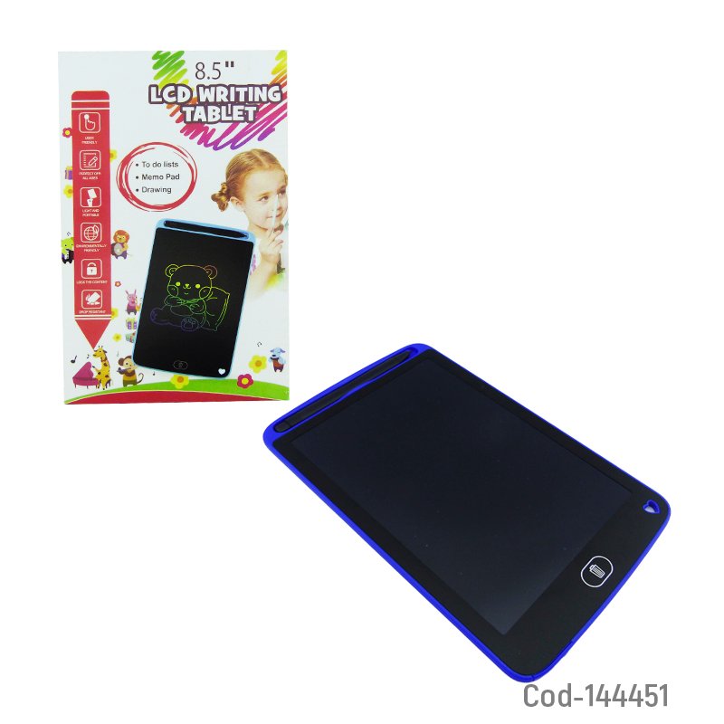 Pizarra lcd magica de 8.5” y escritura multicolor. - pack de 10 unidades mayorista — imagen 5