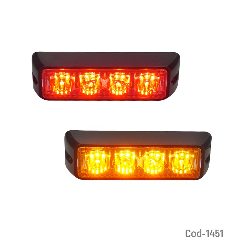 Luz de 4 led con efecto strobo, 12-24 volt mayorista — imagen 2