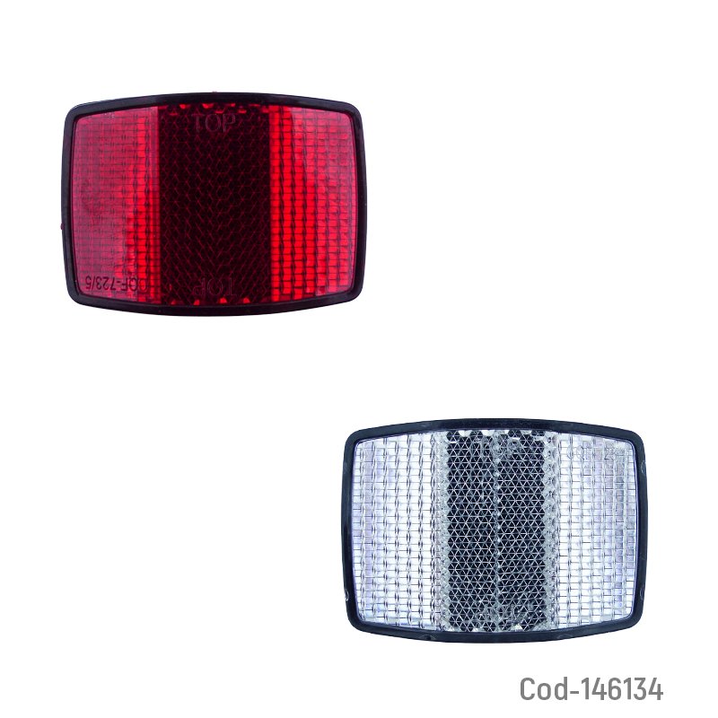 Reflectante para bicicleta delantero o trasero. - pack de 50 unidades mayorista — imagen 3
