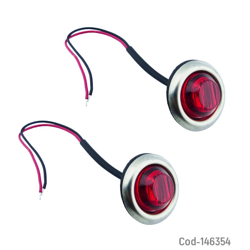 Luz LED Lateral Mini Para Camion De 12 A 24 Volt. 3 cm x 2 cm por mayor en Chile