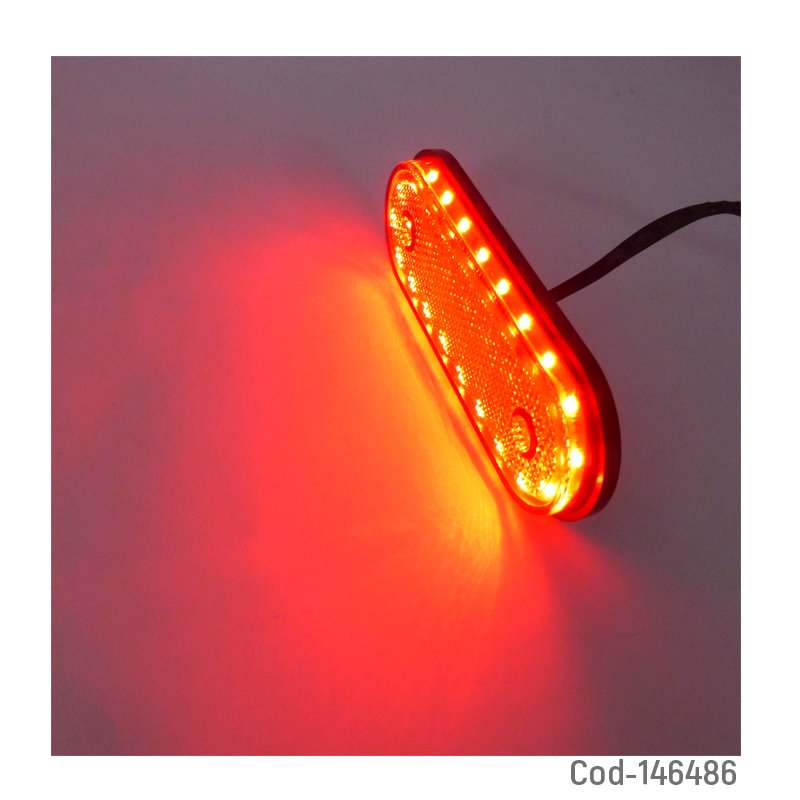Luz led lateral para camion tipo reflectante a 24 volt. mayorista — imagen 3
