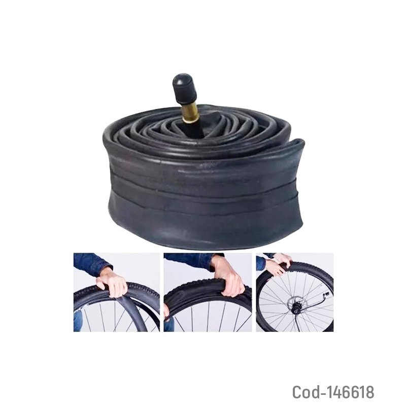 Camara para bicicleta aro 27 x 1, 1.75 / 1.95 marca weiaier con valvula - pack de 10 unidades mayorista — imagen 2