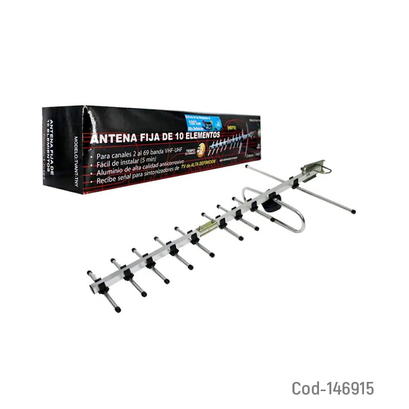 Antena aerea hdtv fija para exteriores modelo tvant-tny de 10 elementos mayorista — imagen 3